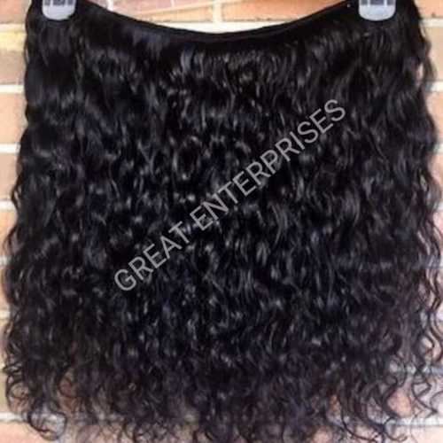 Natural Curly Machine Weft Hair