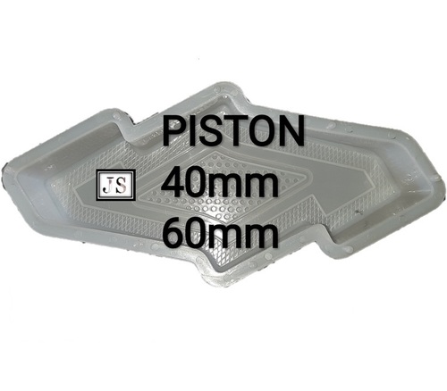 Piston Silicone Plastic Interlocking Paver Mould