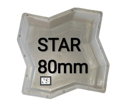 Star Silicone Plastic Interlocking Mould