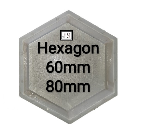 Hexagon Silicone Plastic Paver Mould
