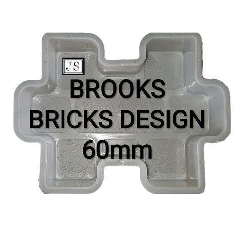 Brooks Bricks Design Silicone Plastic Paver Moulds