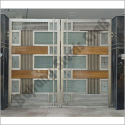 Block Design Stainless Steel Gates