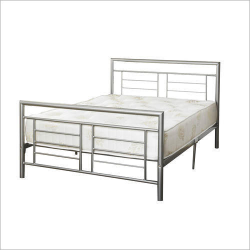 Polished Stainless Steel Bed