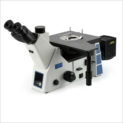 Klm-11Ia Inverted Metallurgical Microscope Focus Range: Coaxial Coarse & Fine Focusing System With Adjustable Tension