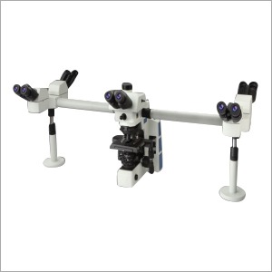 White Multi-Viewing Microscope