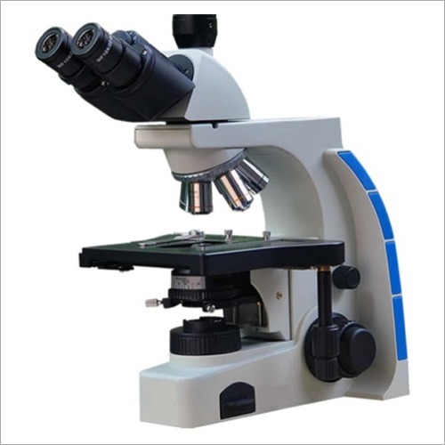 White Research Microscope