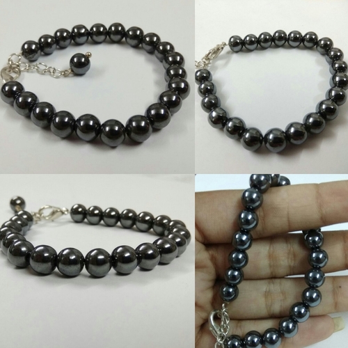 Hematite Chain Bracelet By K. C. INTERNATIONAL