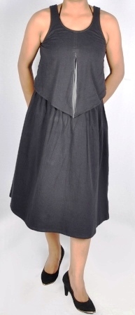 All Hdd-715-18 Two Piece Sleeveless Dress
