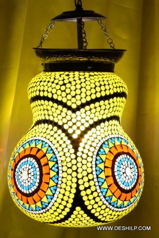 Yellow Mosaic Wall Hanging For Home Decor