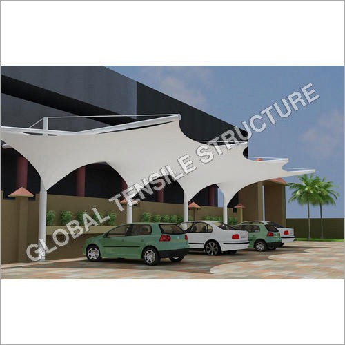 Commercial Car Parking Tensile Structure Shade