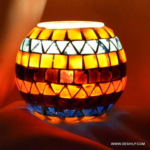 Decorative Small T Light Candle Holder For Homes - Material: Glass