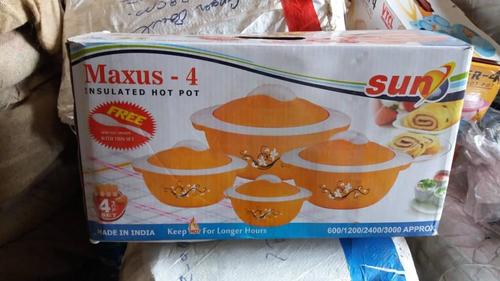 Hot Pot - Stainless Steel, 1000-10000 ML Size, Golden and White Color | 1-3mm Thickness, Versatile Use in Culinary Settings