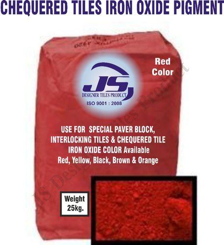 Chequered Tile Iron Oxide Pigment