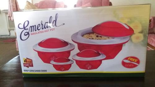 Hot Pot - Stainless Steel with 1-3mm Thickness | Red and White Design, Home Use with Durable Plastic Handle