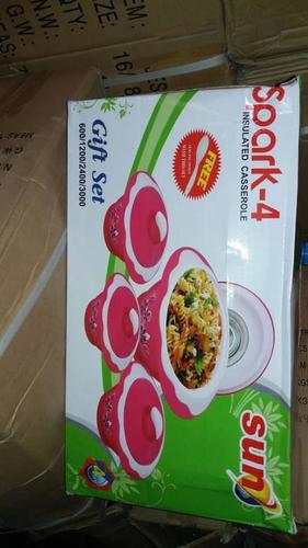 Hot Pot - Stainless Steel, 1-3 mm Thickness | Red and White Design, Ideal for Home Use