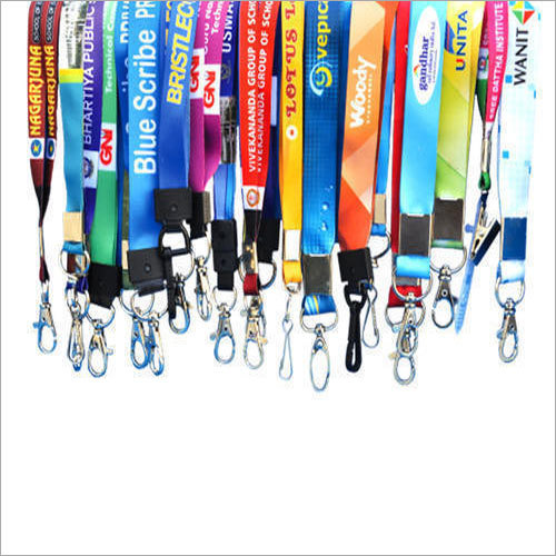 Nylon Polyester Multicolor Lanyard