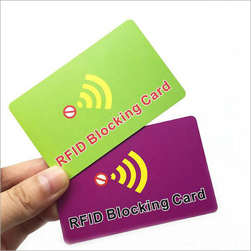 Plastic Printed Rfid Blocking Cards