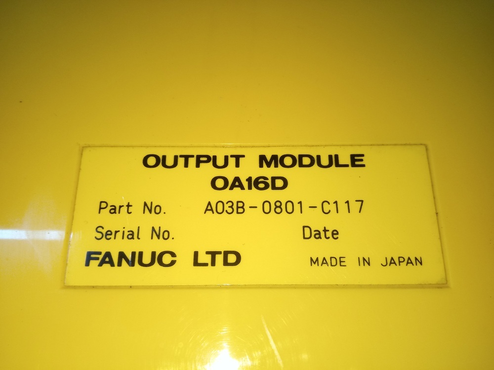 FANUC OUTPUT MODULE A03B-0801-C117
