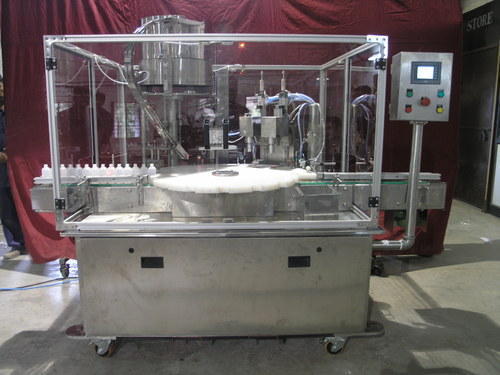 Two Head Rotary Servo Capping Machine