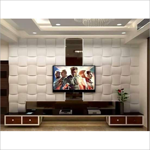 PVC Wall Panels Services - PVC Variable Dimensions White 5-10mm Thickness | Glossy Finish Water Resistant Durable Easy Installation