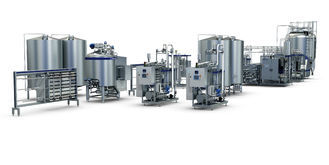 Automatic Multifunctional Milk Processing Line With Pasteurized Milk Uht Cream Butter