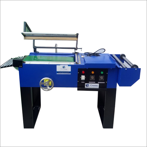 Semi-Automatic L Sealer - PVC, 1560x757x1040mm, Blue | 1.2KW Power, Human Machine Interface