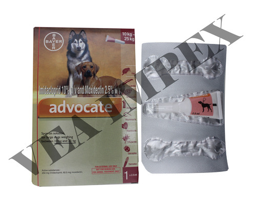 ADVOCATE 2.5ML FOR DOG- IMIDACLOPRIDE 400MG+MOXIDECTIN