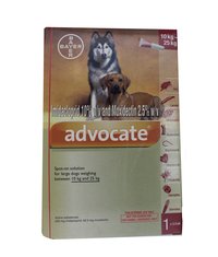 ADVOCATE 2.5ML FOR DOG- IMIDACLOPRIDE 400MG+MOXIDECTIN