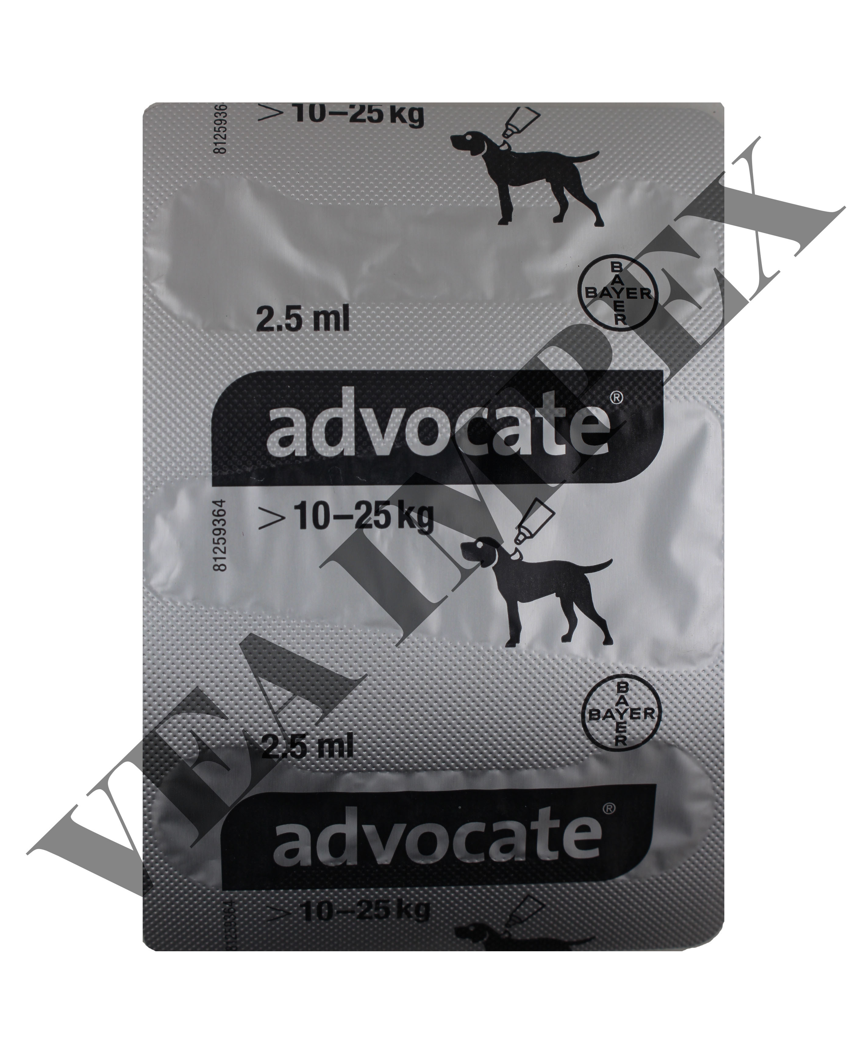 ADVOCATE 2.5ML FOR DOG- IMIDACLOPRIDE 400MG+MOXIDECTIN