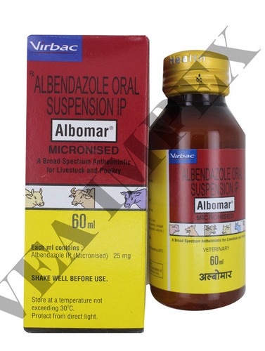 Albomar 60 Ml-ALBENDAZOLE 25MG