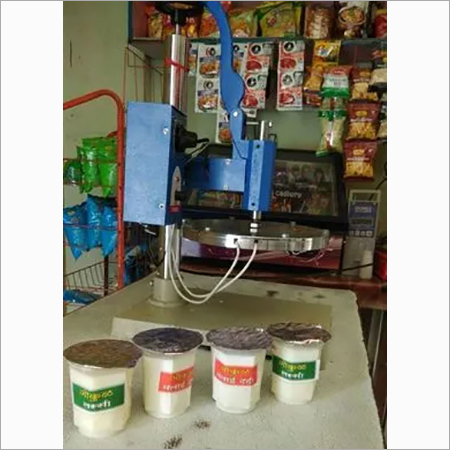 Blue Manual Cup Sealing Machine