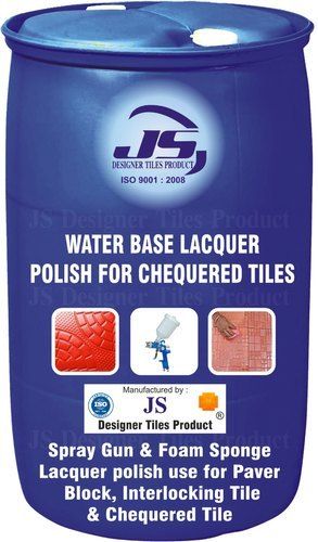 Water Base Lacquer Polish for Chequered Tile