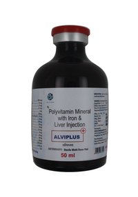 Alviplus 50 Ml Liver Injection-VITAMIN B12+FERRIC AMMONIUM CI