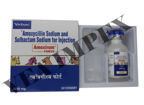 Amoxirum Forte Inj. 3Gm-amoxycilin Sodium 2000Mg Plus Sulbac