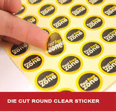 Die Cut Sticker - Plastic, 1-2 Inch Width | Industrial Use, Die Casting Shaping Mode