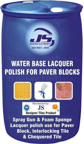 Water Base Lacquer Polish For Paver Block