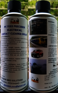 Electrical Contact Cleaner - 300ml Aerosol Can | Black Color, Corrosion Protection, Deep Cleaning, Improved Conductivity, Moisture Removal