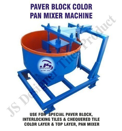 Paver Block Color Pan Mixer Machine