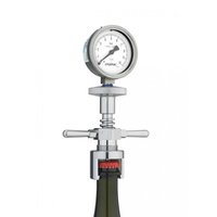 Glass Bottle/Vacuum Gauge