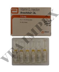 Arachitol 3L Injection Vitamin D3-CHOLECALCIFEROL 7.5MG