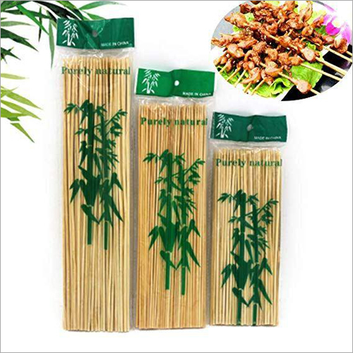 Wood Bamboo Skewer Pack