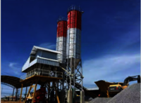 HZS35 automatic concrete mixing plant