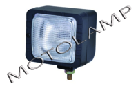 Working Lamp Jcb - Polycarbonate & Plastic, 12-24 Volt | Black And White Design For Jcb Heavy Machinery