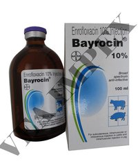 Bayrocin Injection 100Ml-enrofloxacin 100Mg+Butyl Alcho