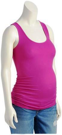 All Hdmw-216-04 Maternity Tank Top With Crew Neck