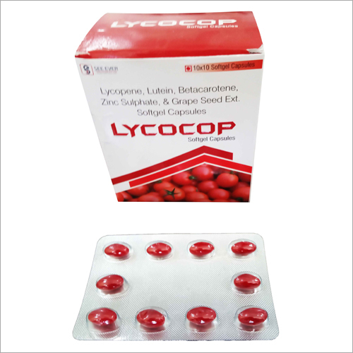 Lycopene Lutein Betacarotene Softgel Capsules