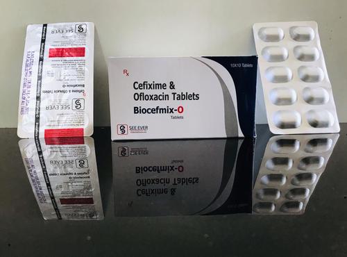 Cefixime 200 mg + Ofloxacin 200 mg Tablets