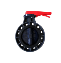 big sale price upvc butterfly valve JIS 10k 8inch 12 hole