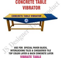 Concrete Block Vibro Forming Table