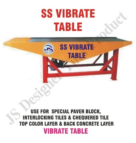 Concrete Block Vibro Forming Table